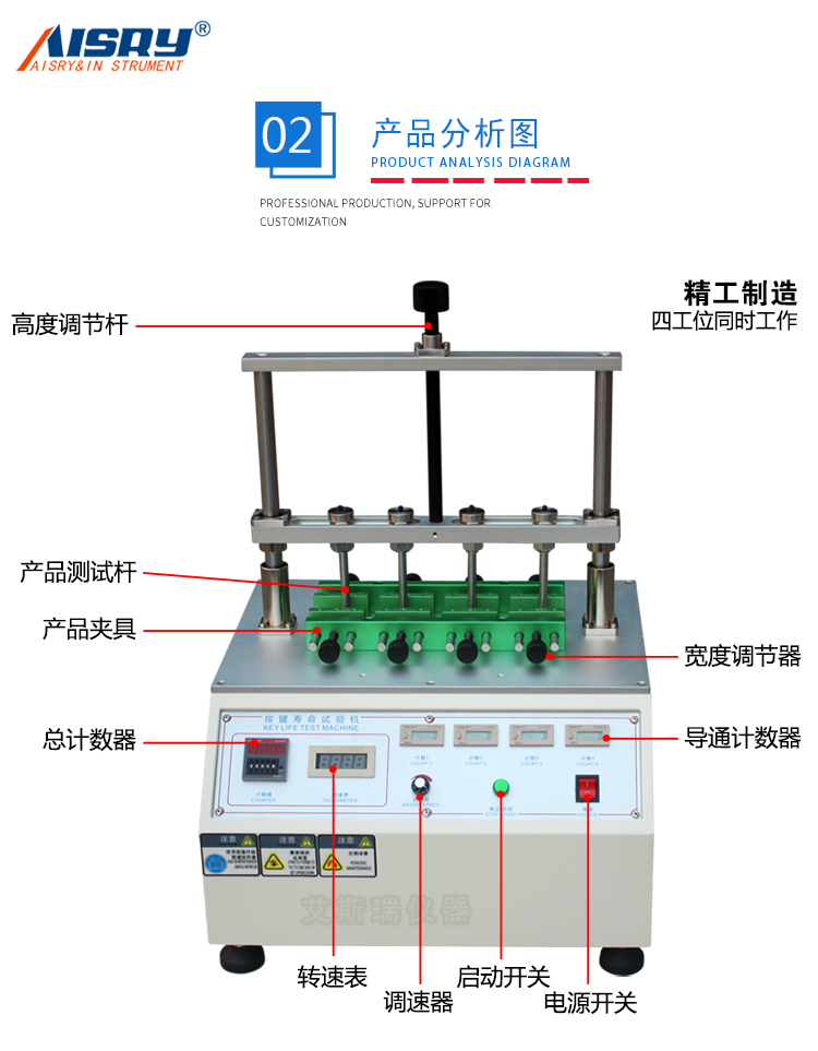 按鍵壽命試驗機