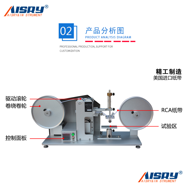 RCA紙帶耐磨試驗(yàn)機(jī)